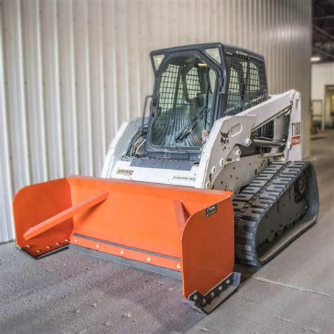 12 skid steer snow pusher|skid steer snow plow attachment.